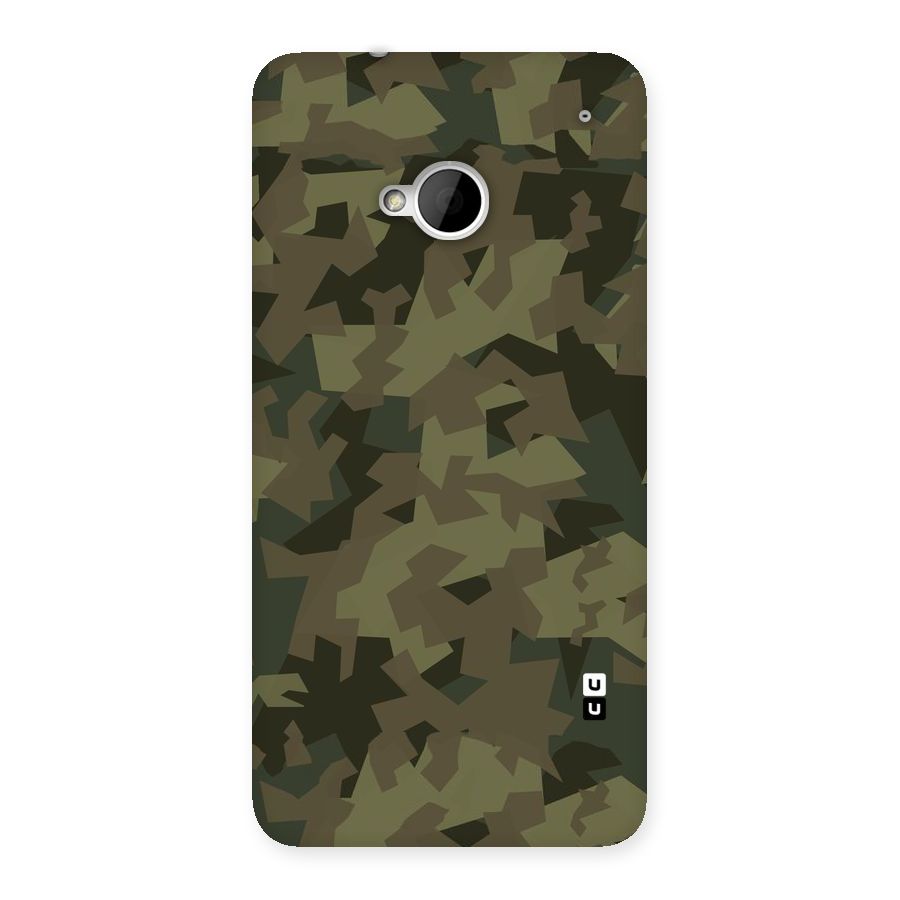 Army Abstract Back Case for HTC One M7