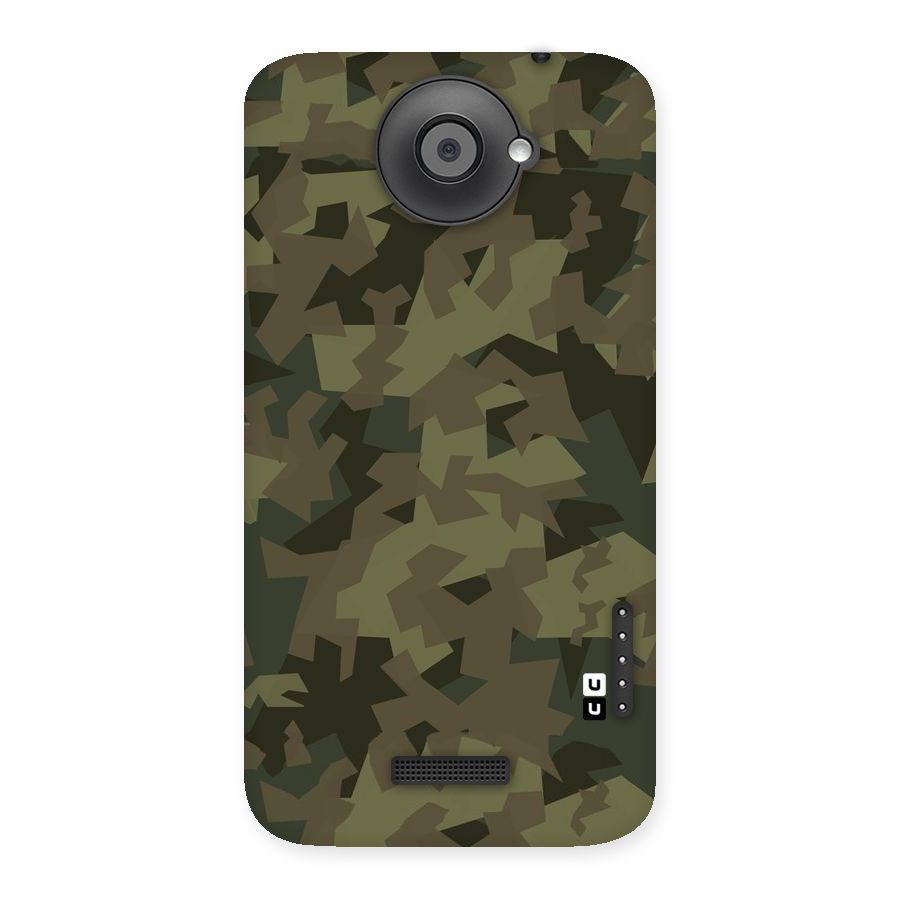Army Abstract Back Case for HTC One X
