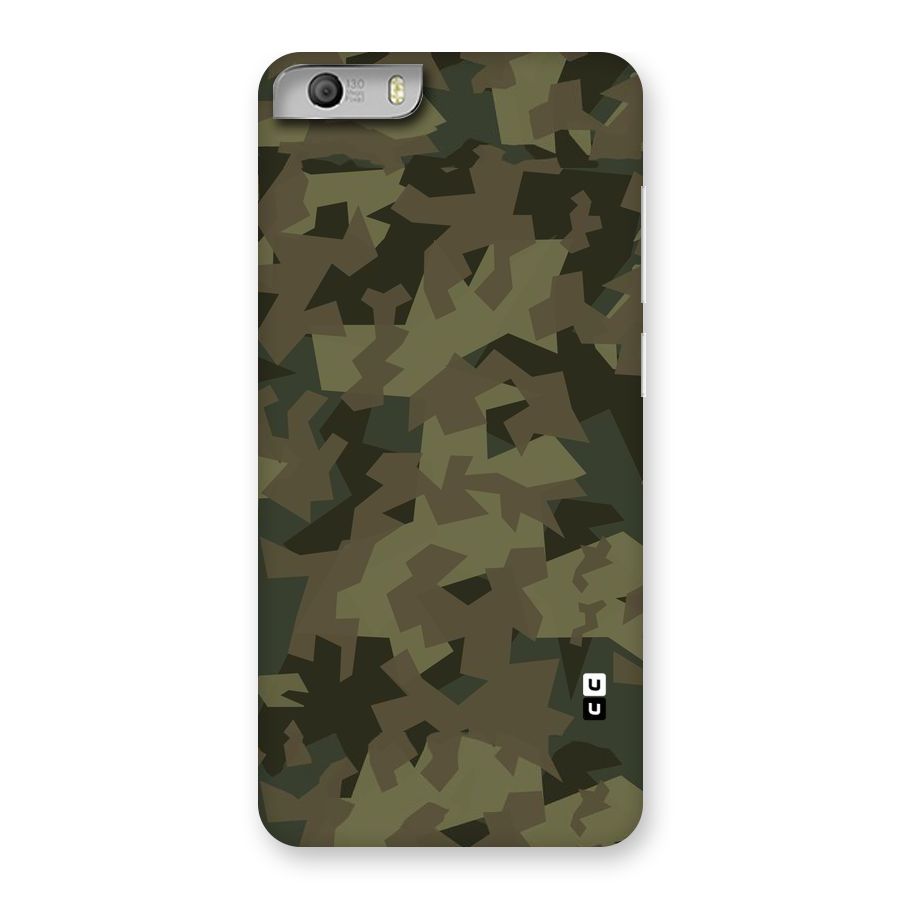 Army Abstract Back Case for Micromax Canvas Knight 2