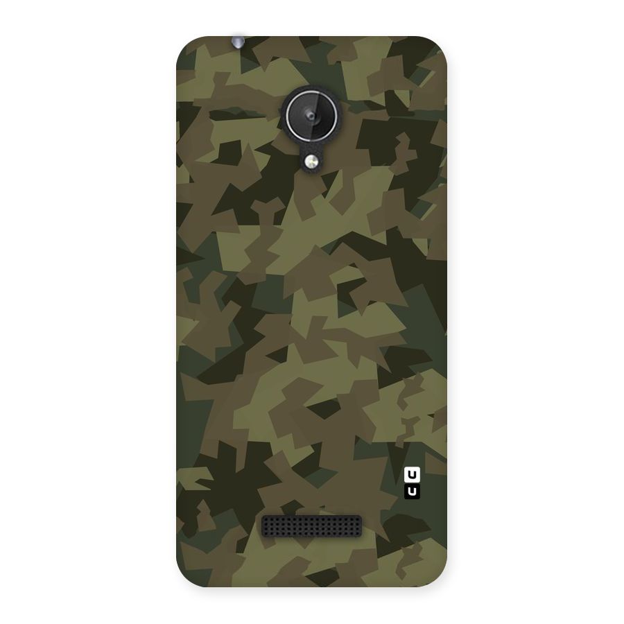 Army Abstract Back Case for Micromax Canvas Spark Q380