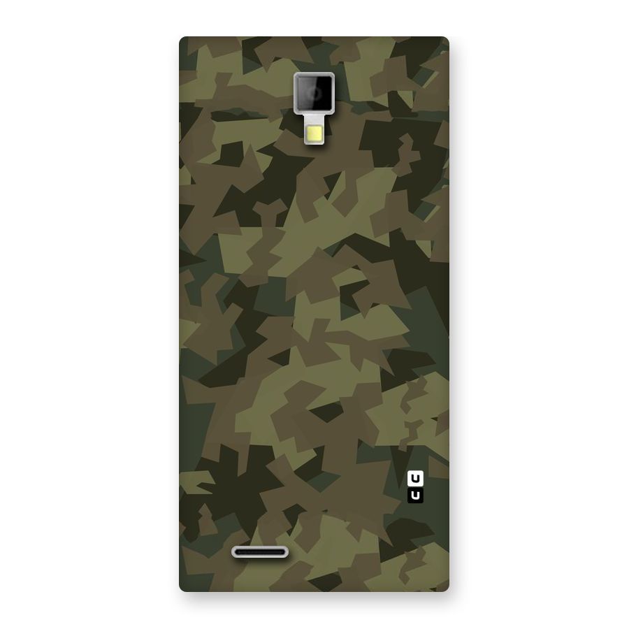 Army Abstract Back Case for Micromax Canvas Xpress A99