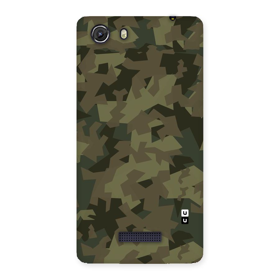 Army Abstract Back Case for Micromax Unite 3