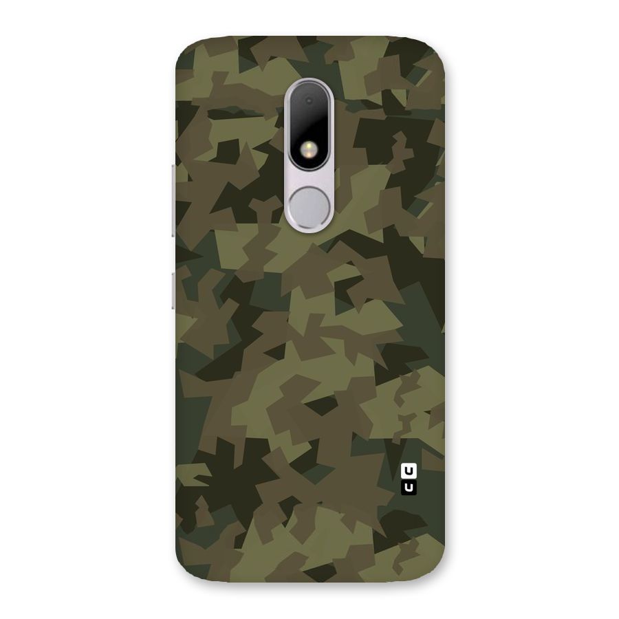 Army Abstract Back Case for Moto M
