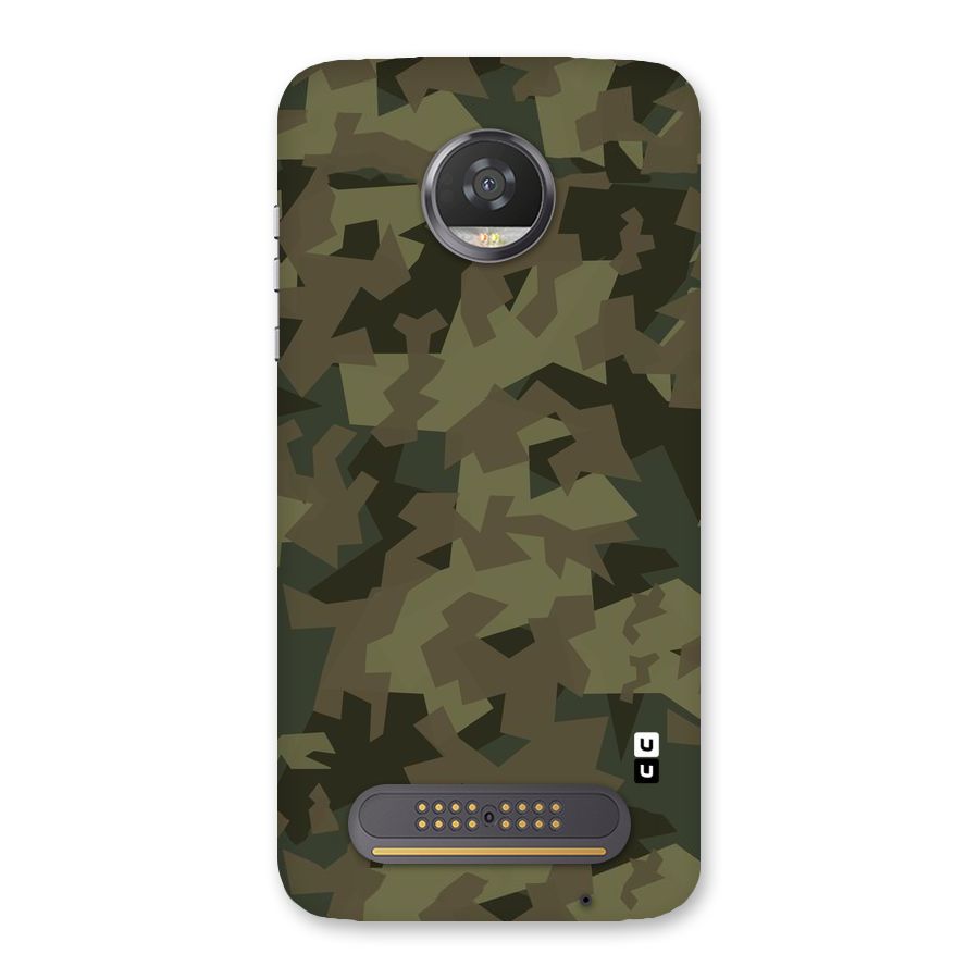 Army Abstract Back Case for Moto Z2 Play