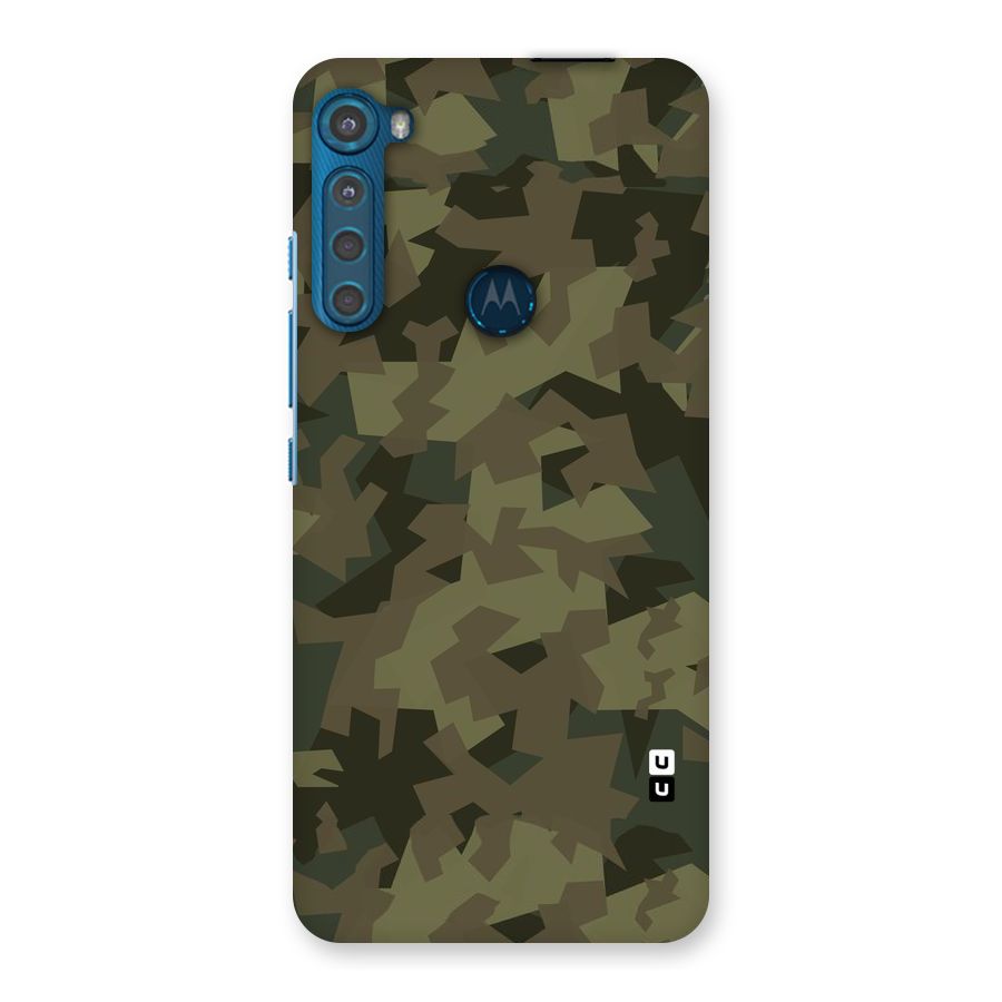 Army Abstract Back Case for Motorola One Fusion Plus