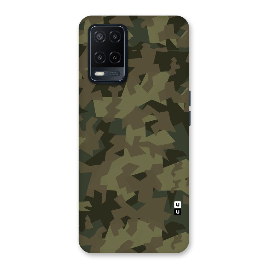 Army Abstract Back Case for Oppo A54