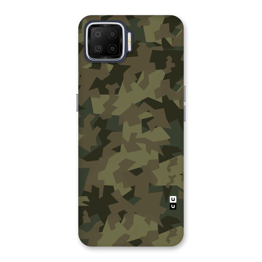 Army Abstract Back Case for Oppo F17