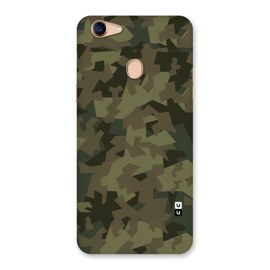 Army Abstract Back Case for Oppo F5