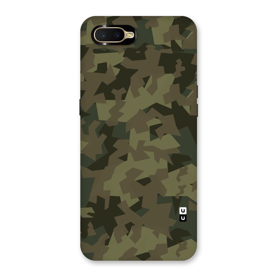 Army Abstract Back Case for Oppo K1