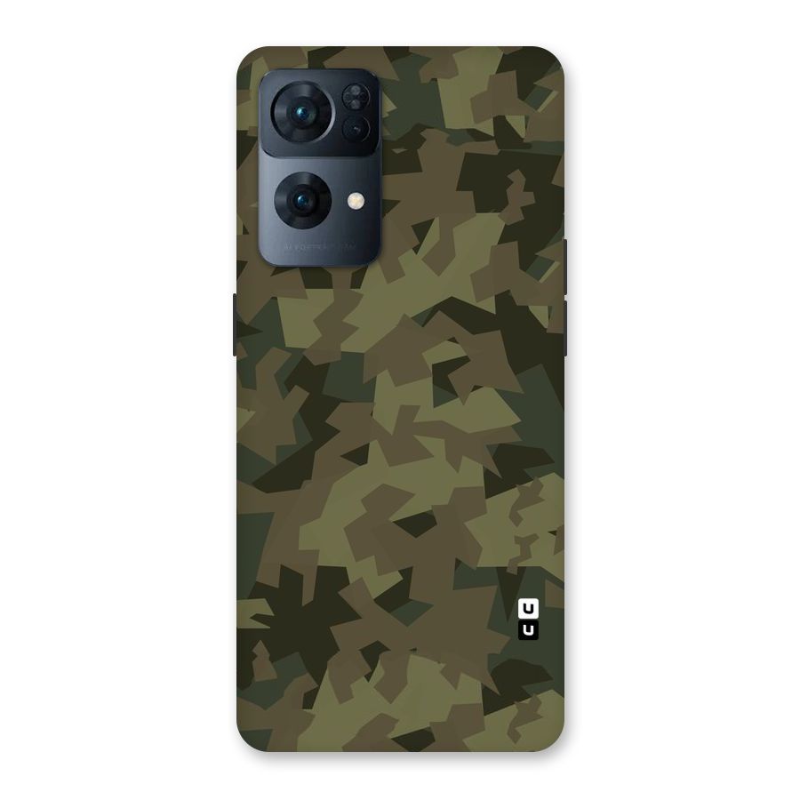 Army Abstract Back Case for Oppo Reno7 Pro 5G