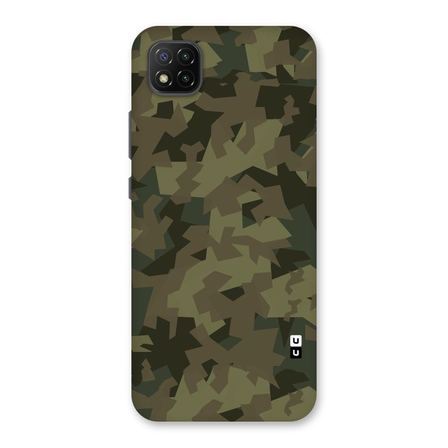 Army Abstract Back Case for Poco C3