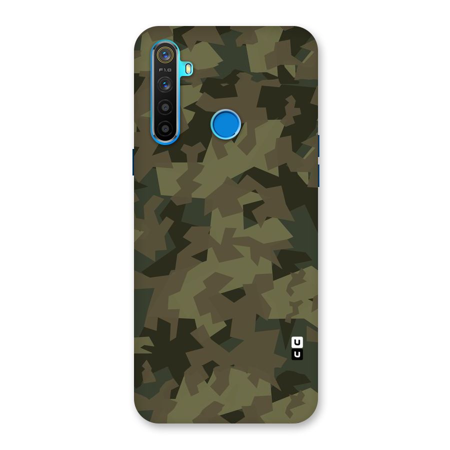 Army Abstract Back Case for Realme 5