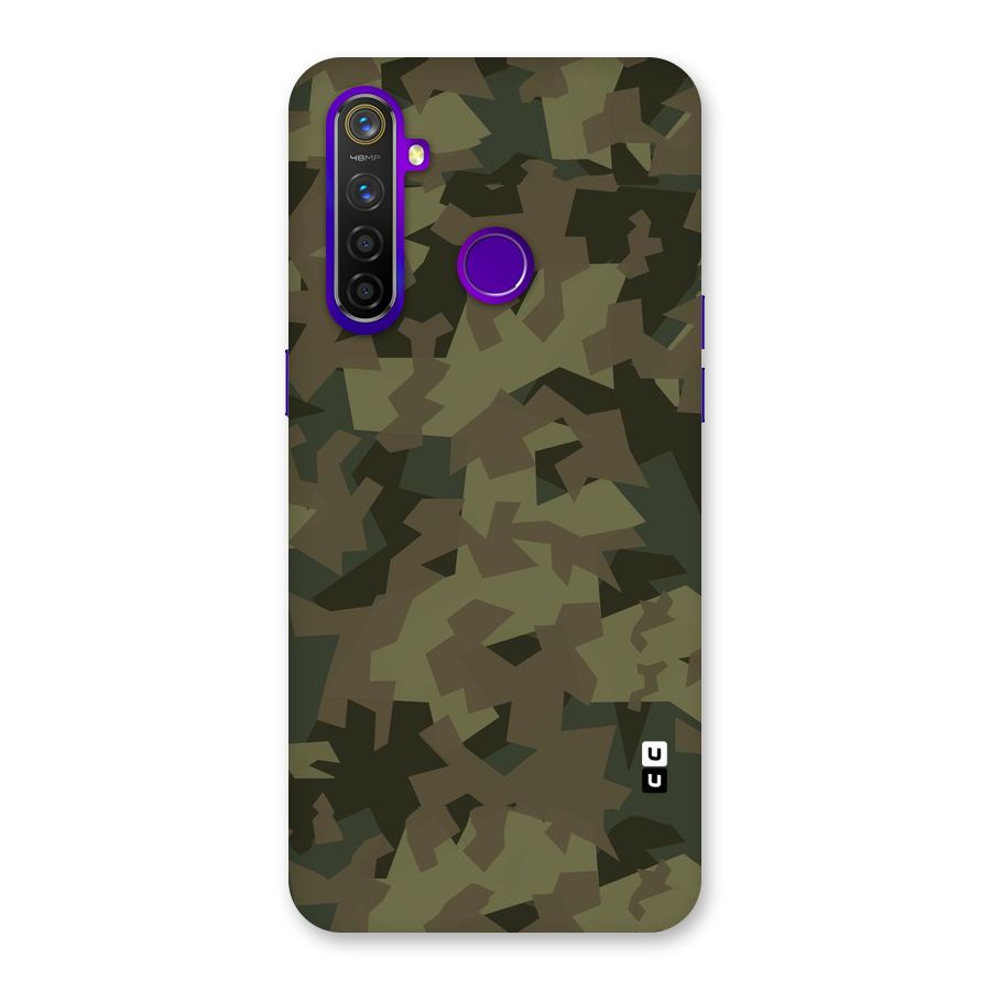 Army Abstract Back Case for Realme 5 Pro