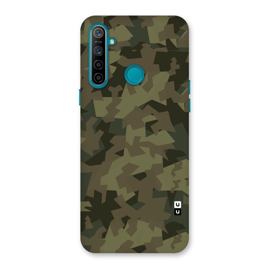 Army Abstract Back Case for Realme 5i