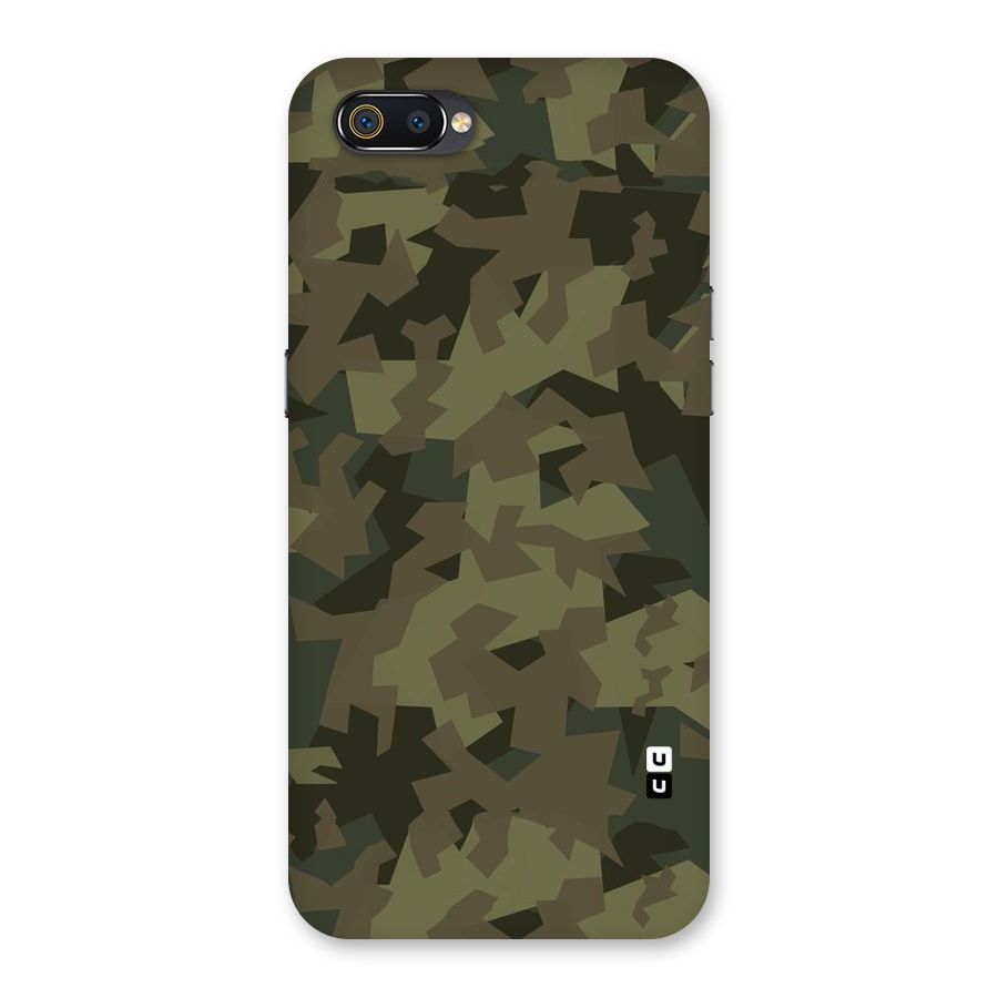 Army Abstract Back Case for Realme C2