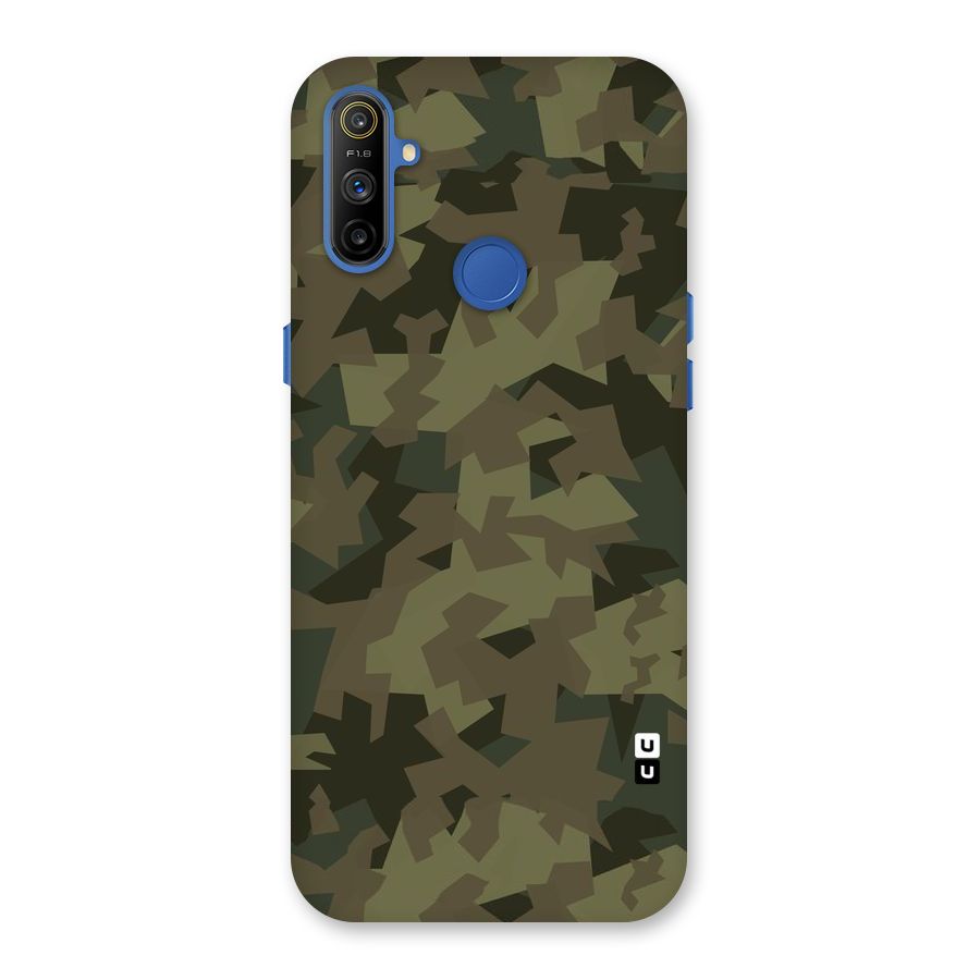 Army Abstract Back Case for Realme Narzo 10A