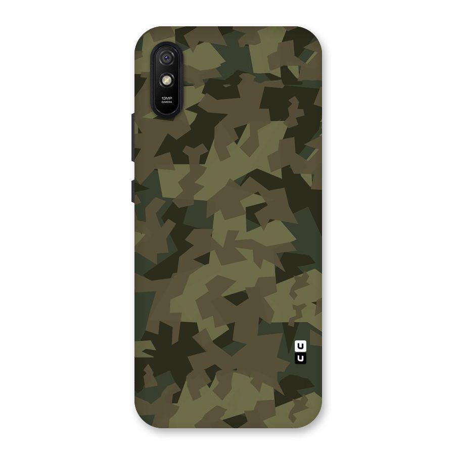 Army Abstract Back Case for Redmi 9A