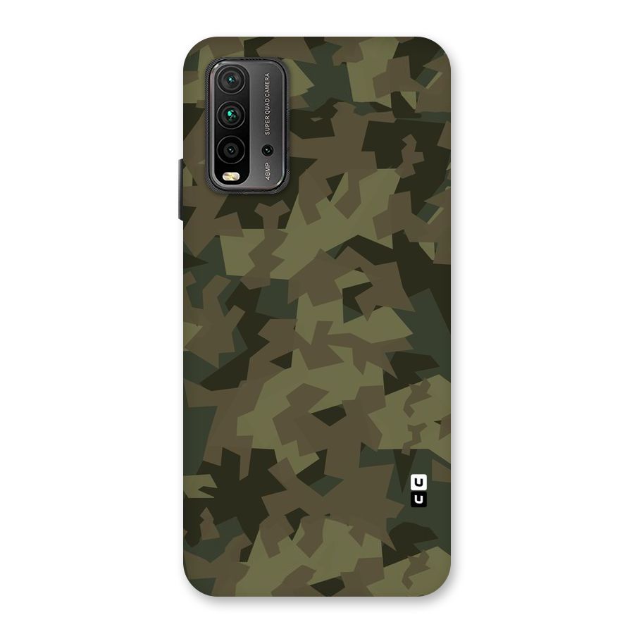 Army Abstract Back Case for Redmi 9 Power