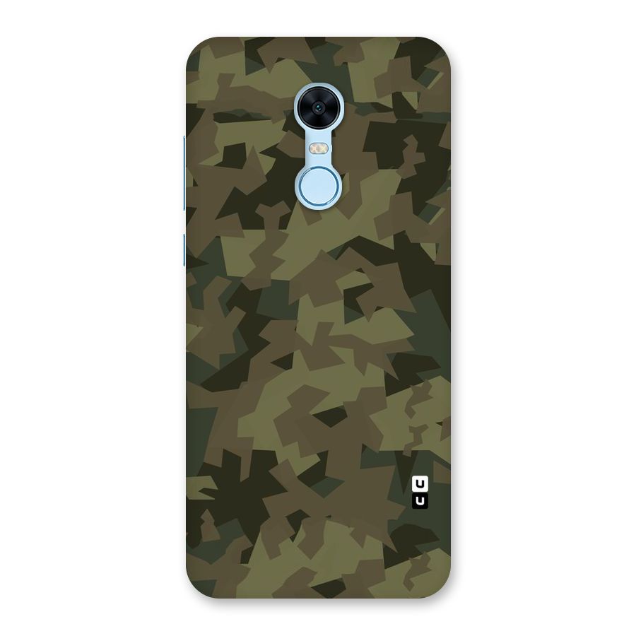 Army Abstract Back Case for Redmi Note 5