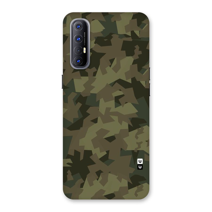 Army Abstract Back Case for Reno3 Pro