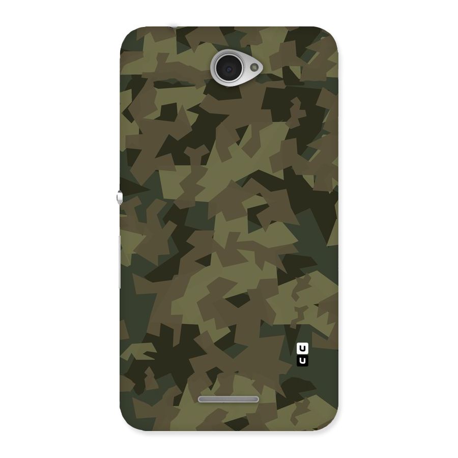 Army Abstract Back Case for Sony Xperia E4