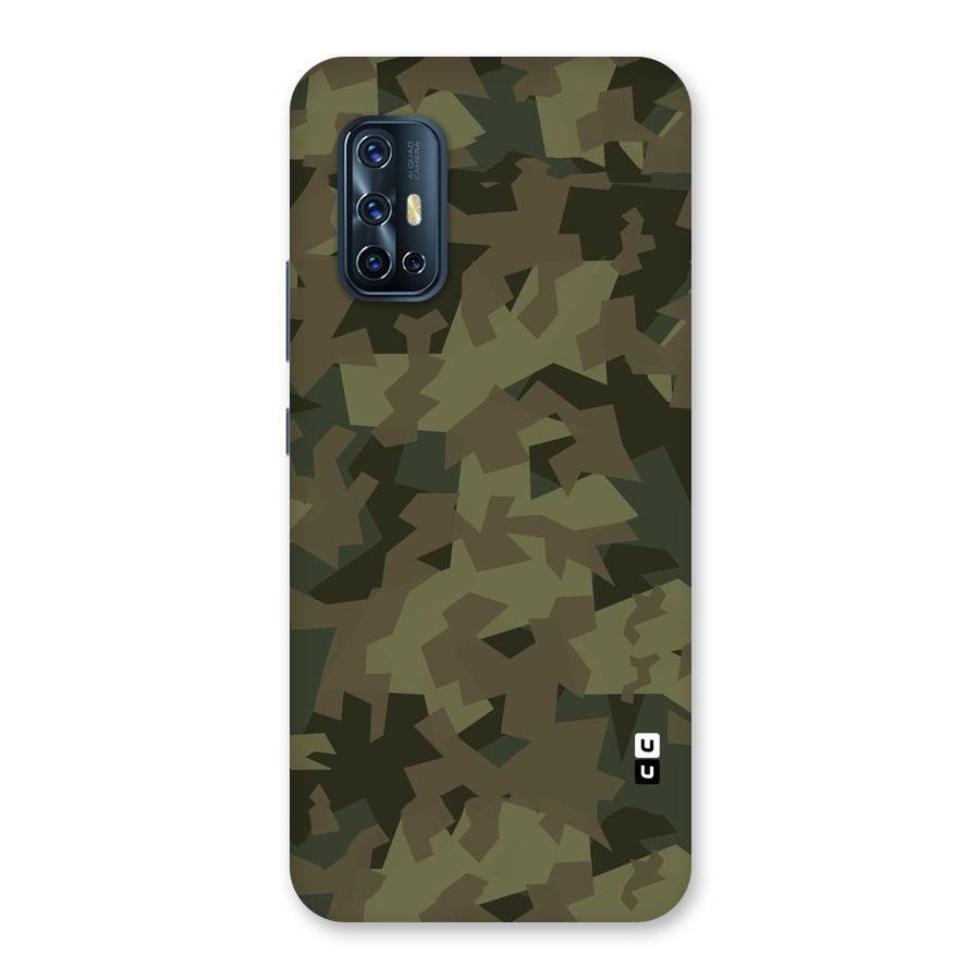 Army Abstract Back Case for Vivo V17