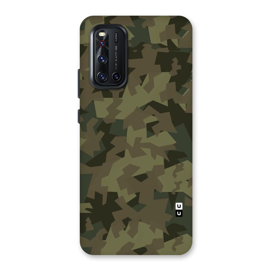 Army Abstract Back Case for Vivo V19