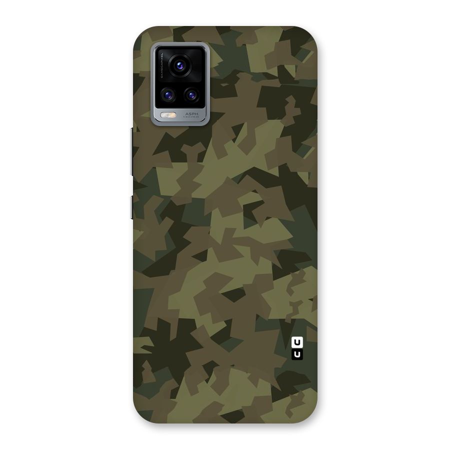 Army Abstract Back Case for Vivo V20