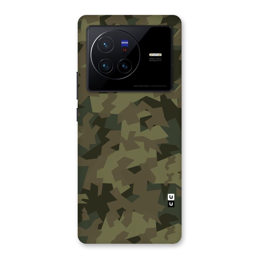 Army Abstract Back Case for Vivo X80