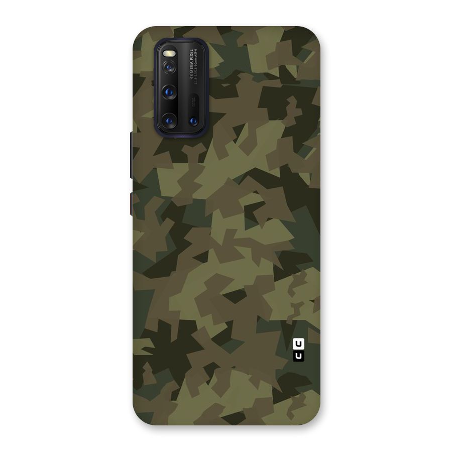 Army Abstract Back Case for Vivo iQOO 3