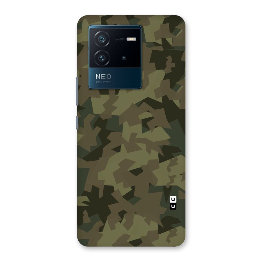 Army Abstract Back Case for Vivo iQOO Neo 6 5G