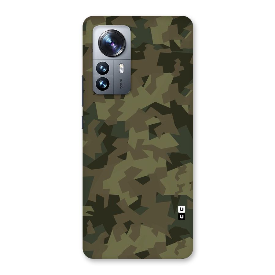 Army Abstract Back Case for Xiaomi 12 Pro