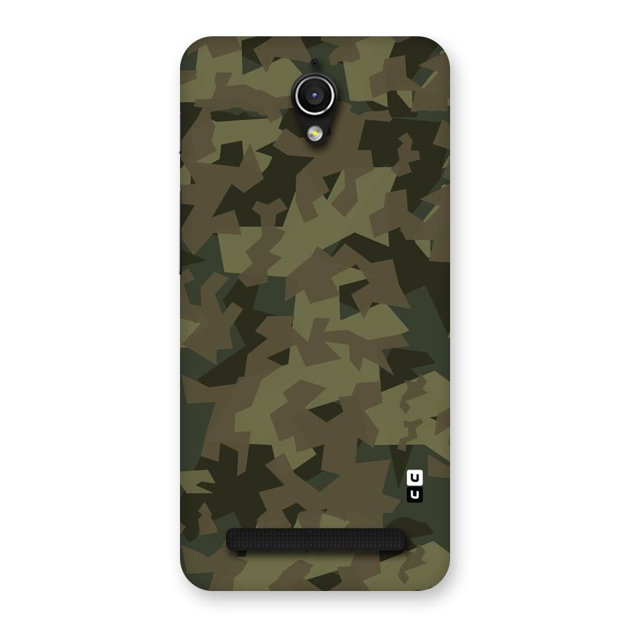 Army Abstract Back Case for Zenfone Go