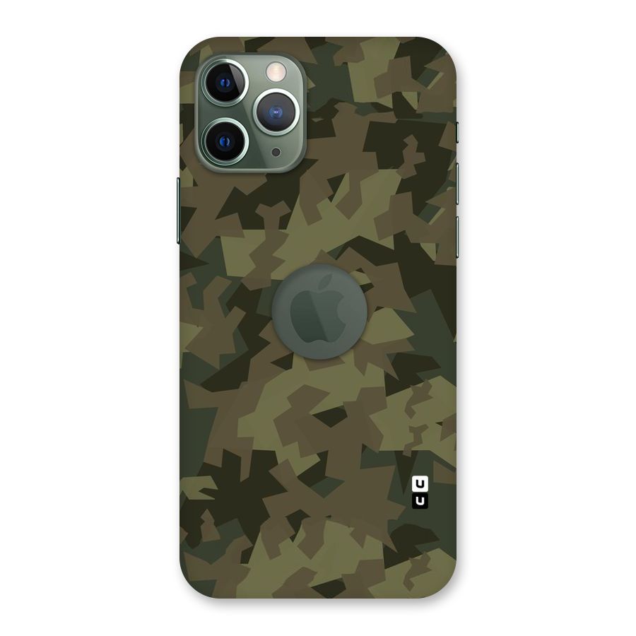 Army Abstract Back Case for iPhone 11 Pro Logo  Cut