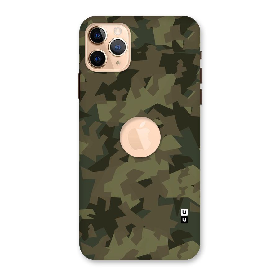 Army Abstract Back Case for iPhone 11 Pro Max Logo Cut