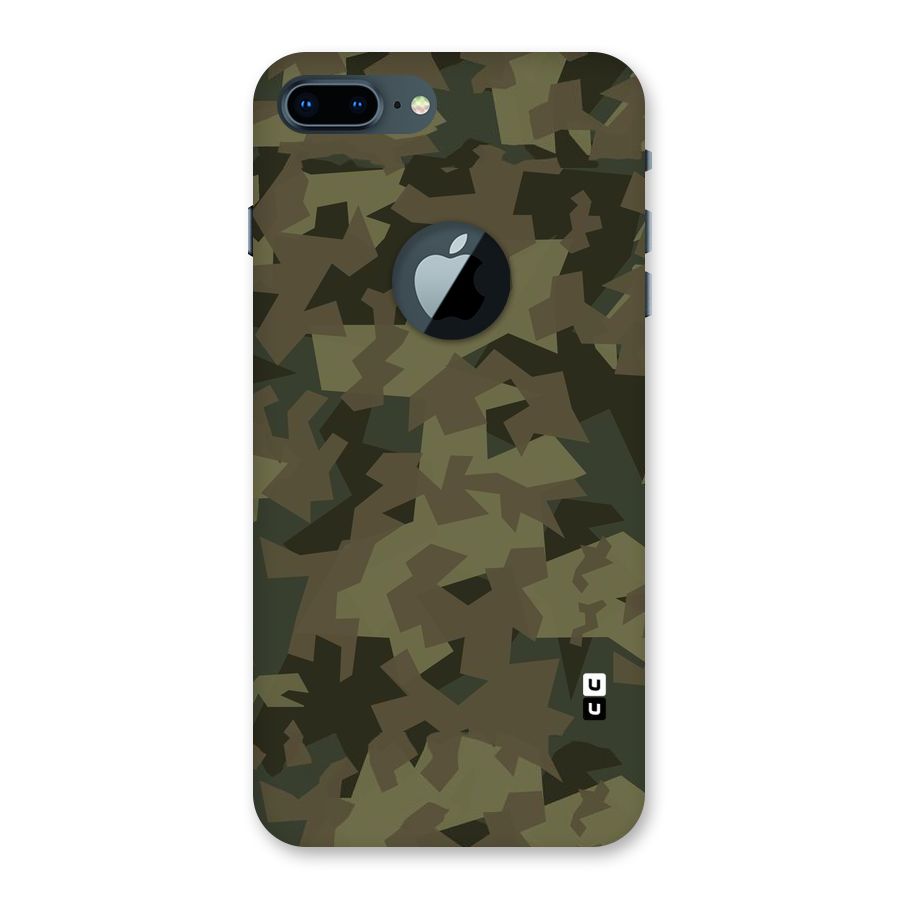 Army Abstract Back Case for iPhone 7 Plus Logo Cut