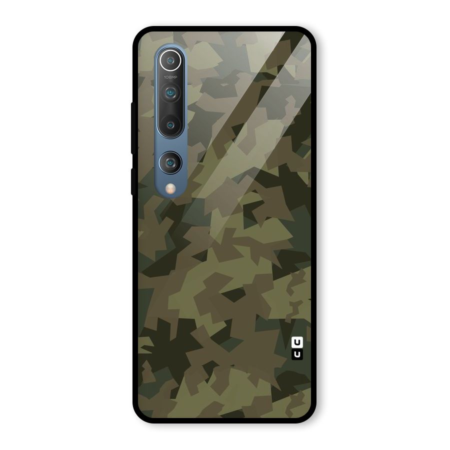 Army Abstract Glass Back Case for Mi 10
