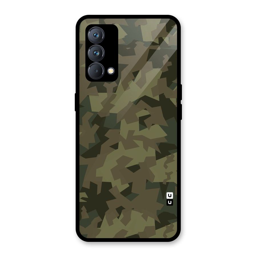 Army Abstract Glass Back Case for Realme GT Master Edition
