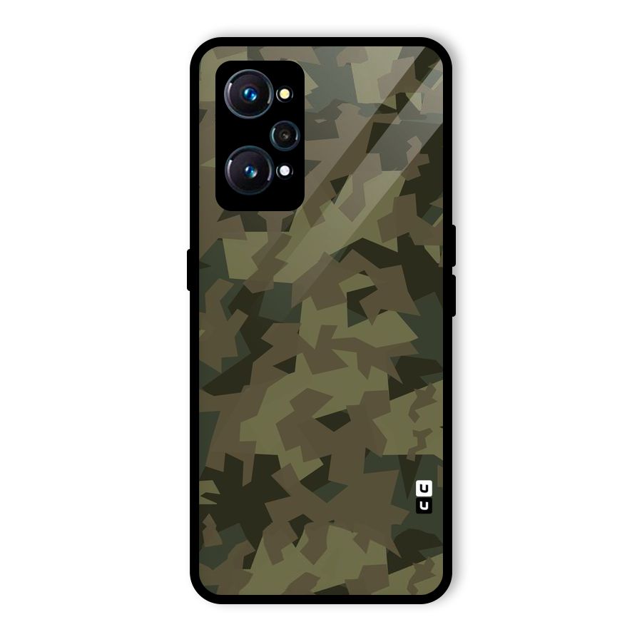 Army Abstract Glass Back Case for Realme GT Neo2