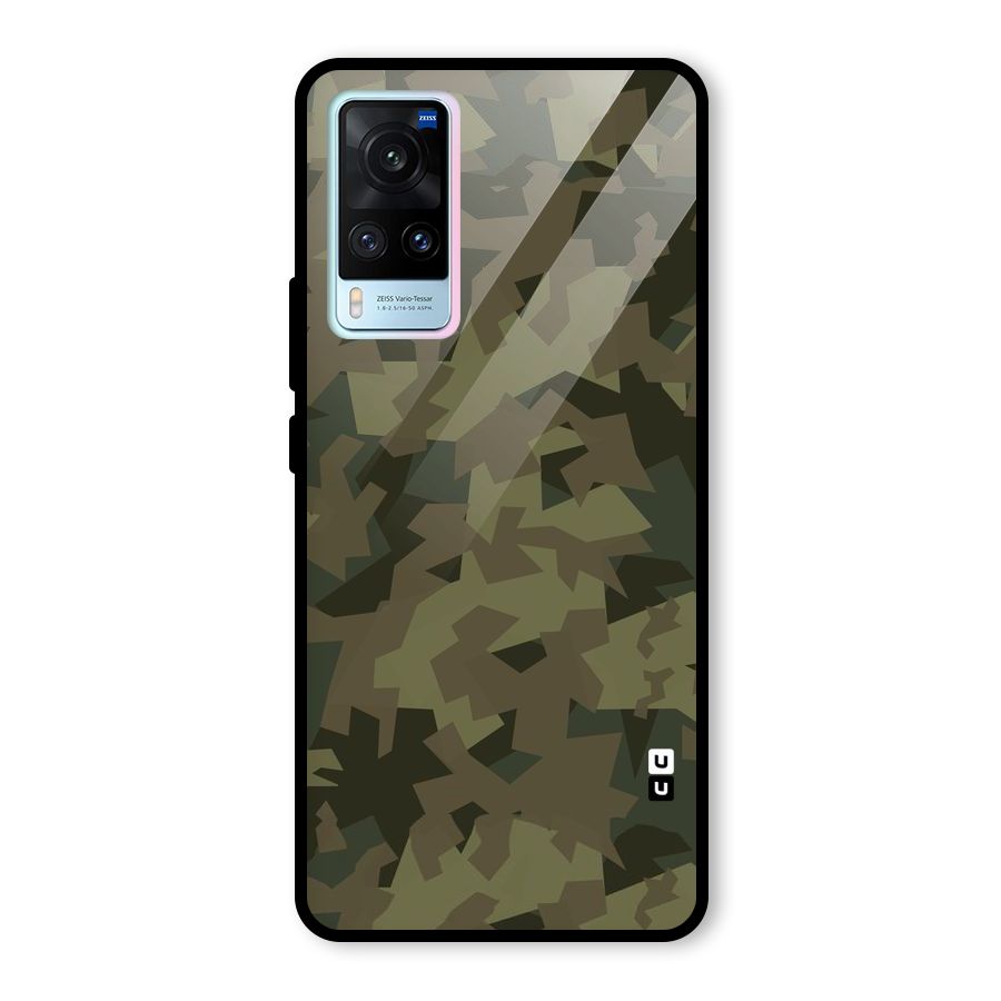 Army Abstract Glass Back Case for Vivo X60