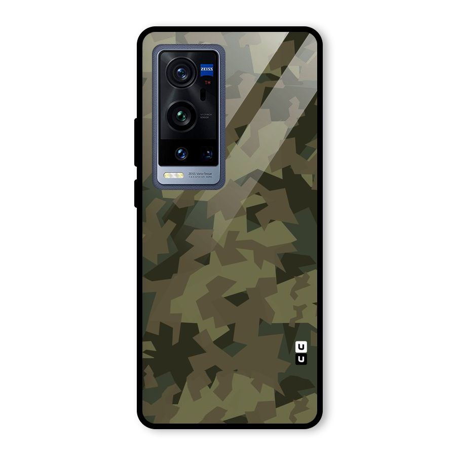 Army Abstract Glass Back Case for Vivo X60 Pro Plus