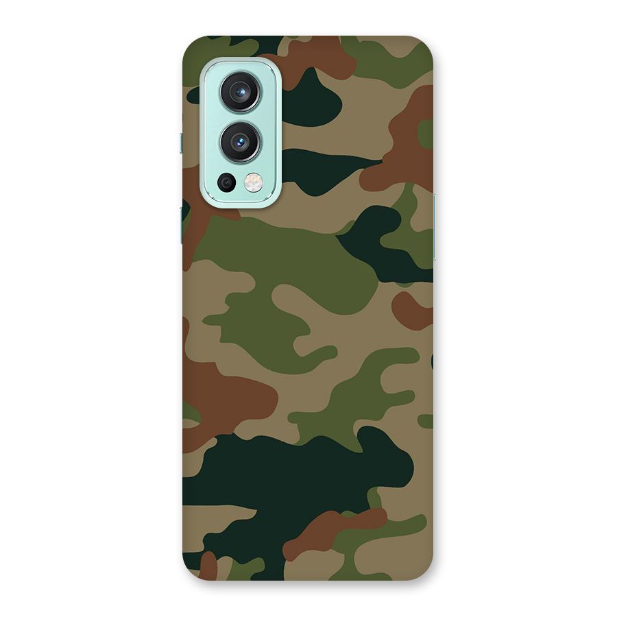 Army Camouflage Back Case for OnePlus Nord 2 5G