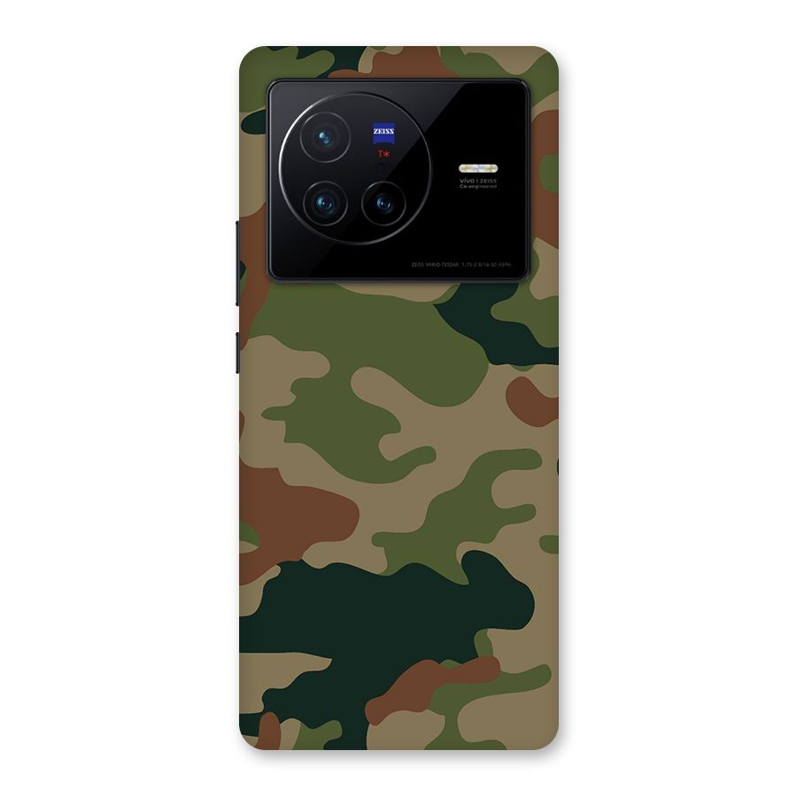 Army Camouflage Back Case for Vivo X80