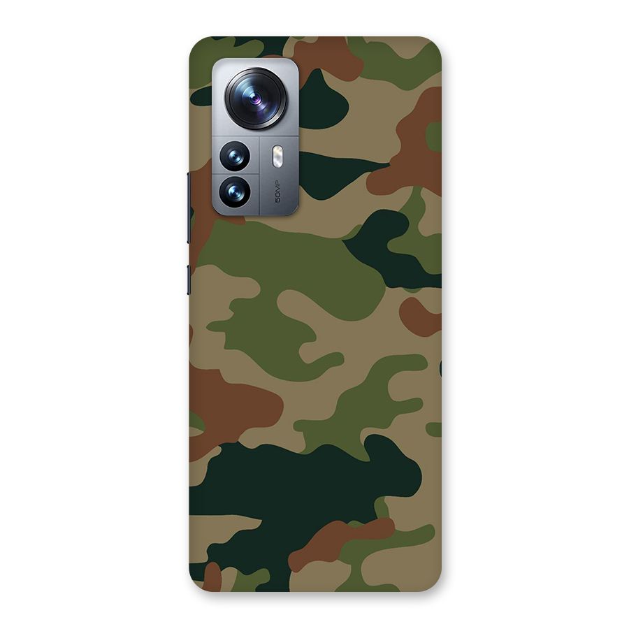 Army Camouflage Back Case for Xiaomi 12 Pro