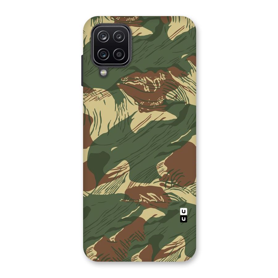 Army Design Back Case for Galaxy A12