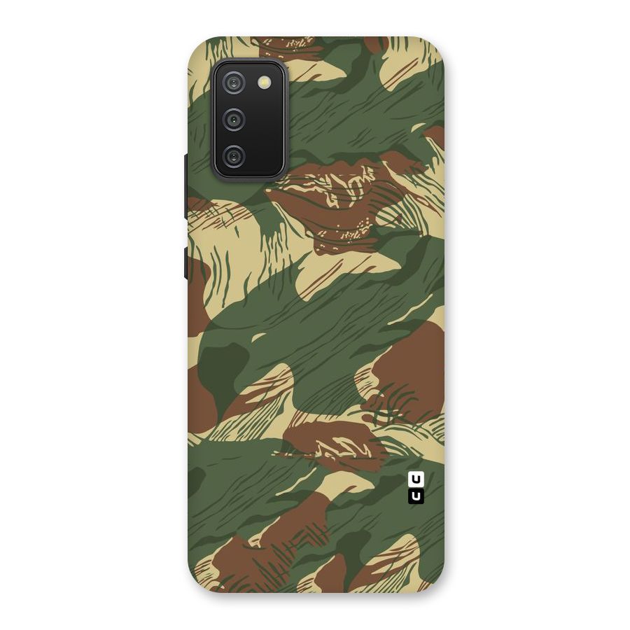 Army Design Back Case for Galaxy M02s