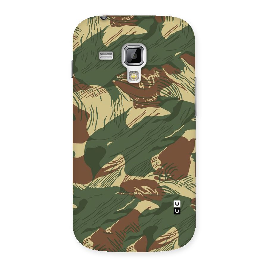 Army Design Back Case for Galaxy S Duos