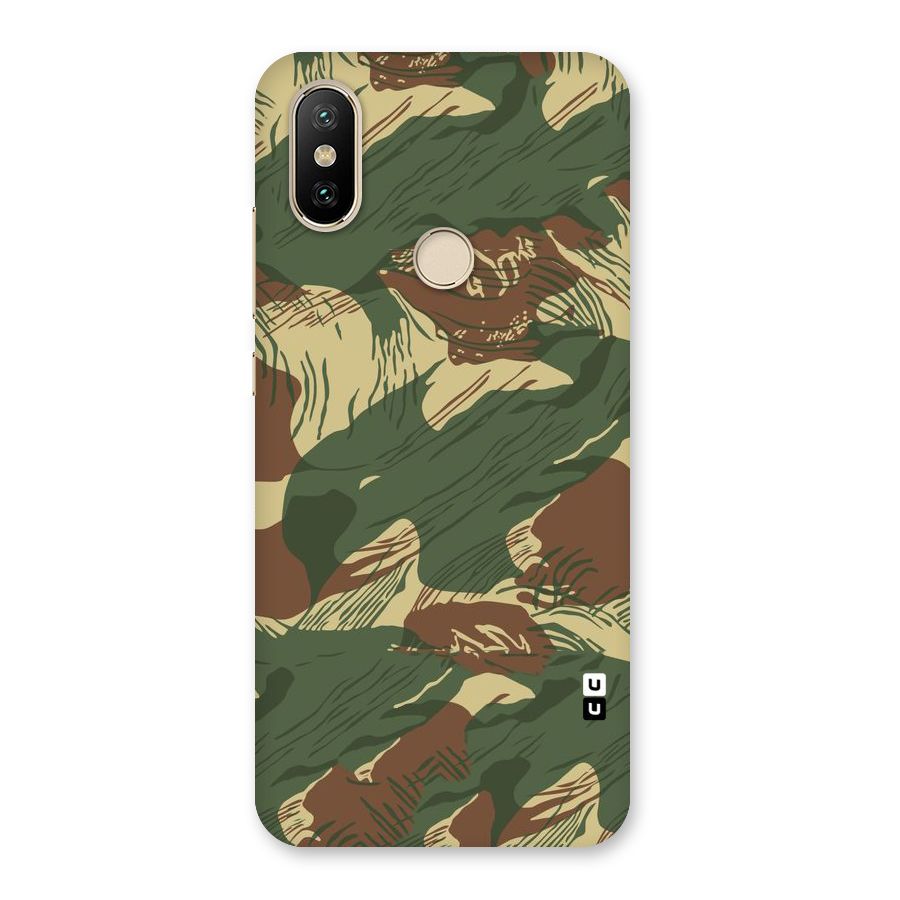 Army Design Back Case for Mi A2