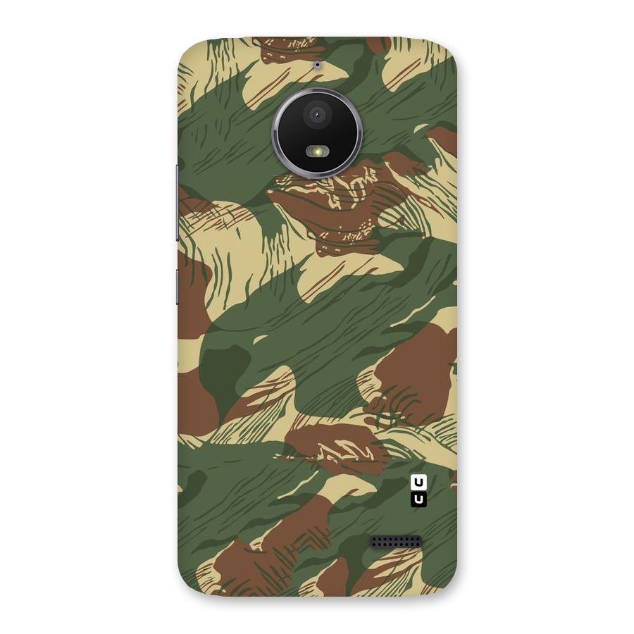 Army Design Back Case for Moto E4