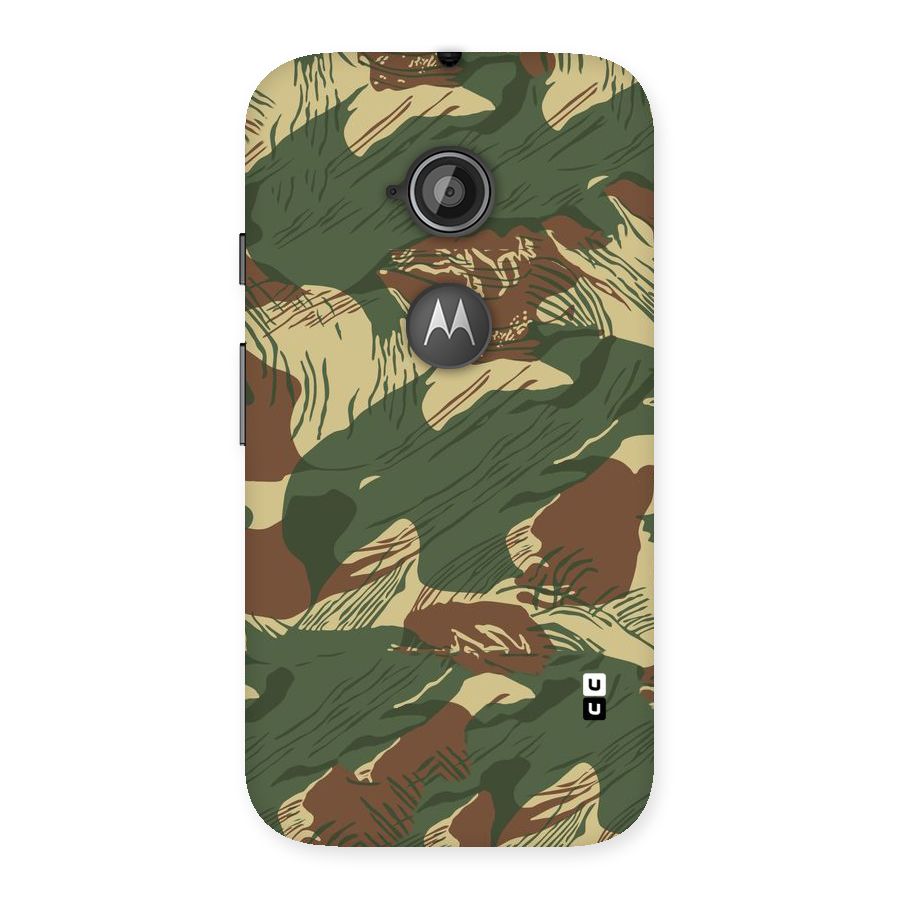 Army Design Back Case for Moto E 2nd Gen